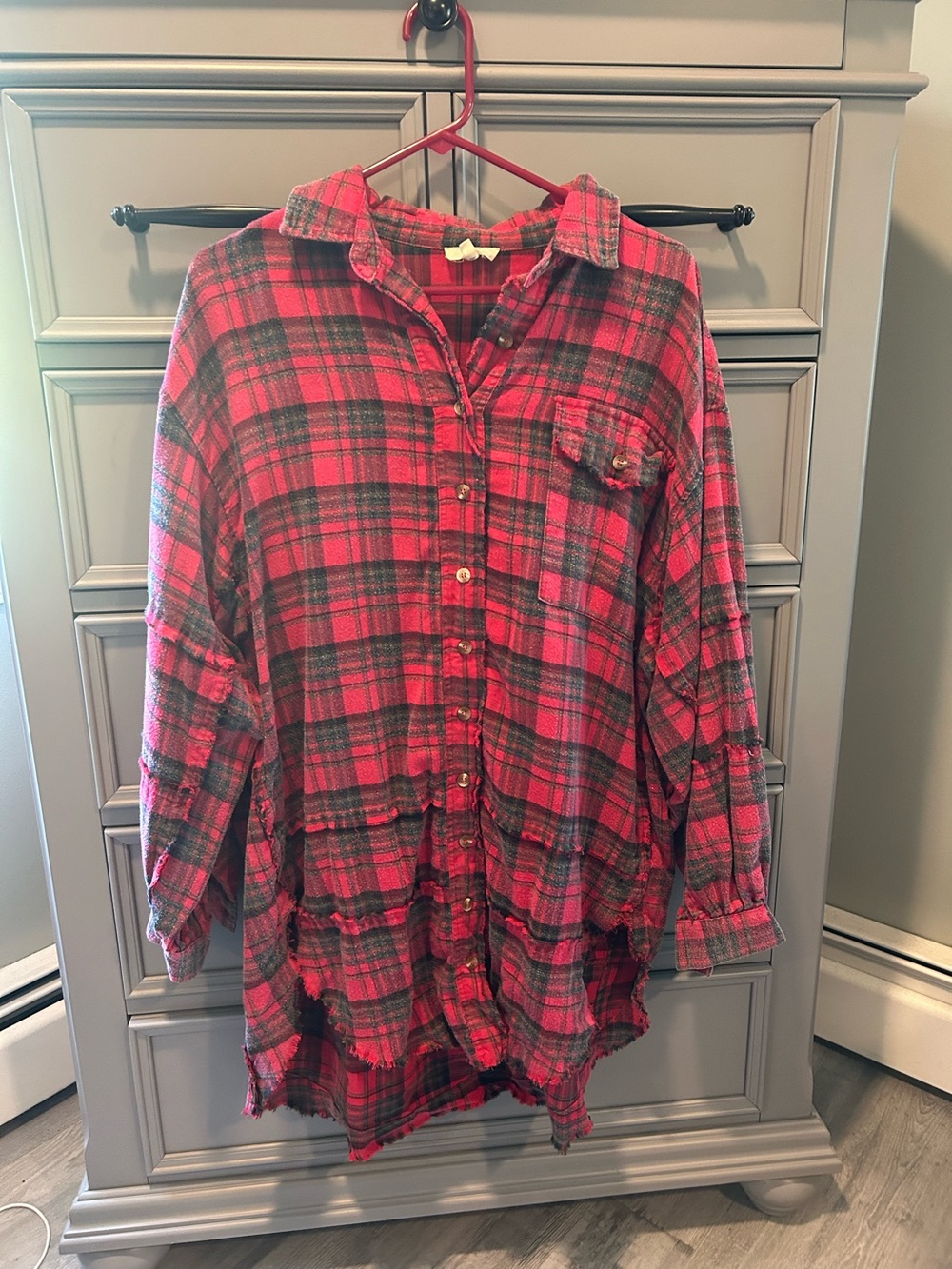 Easel Flannel Oversized shirt
